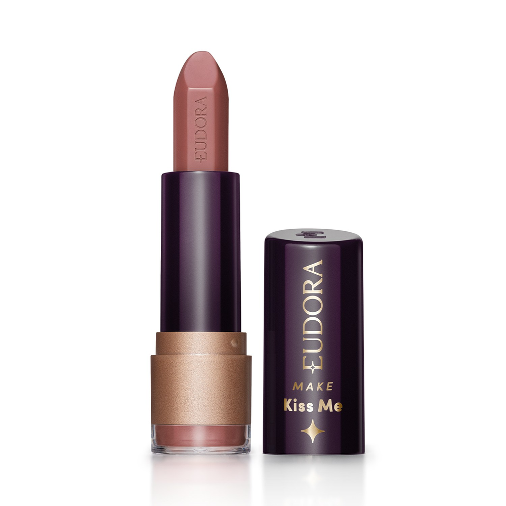 Batom Matte Nude Autoral Eudora Make Kiss Me 3,7g Batom Matte Nude Autoral Eudora Make Kiss Me 3,7g