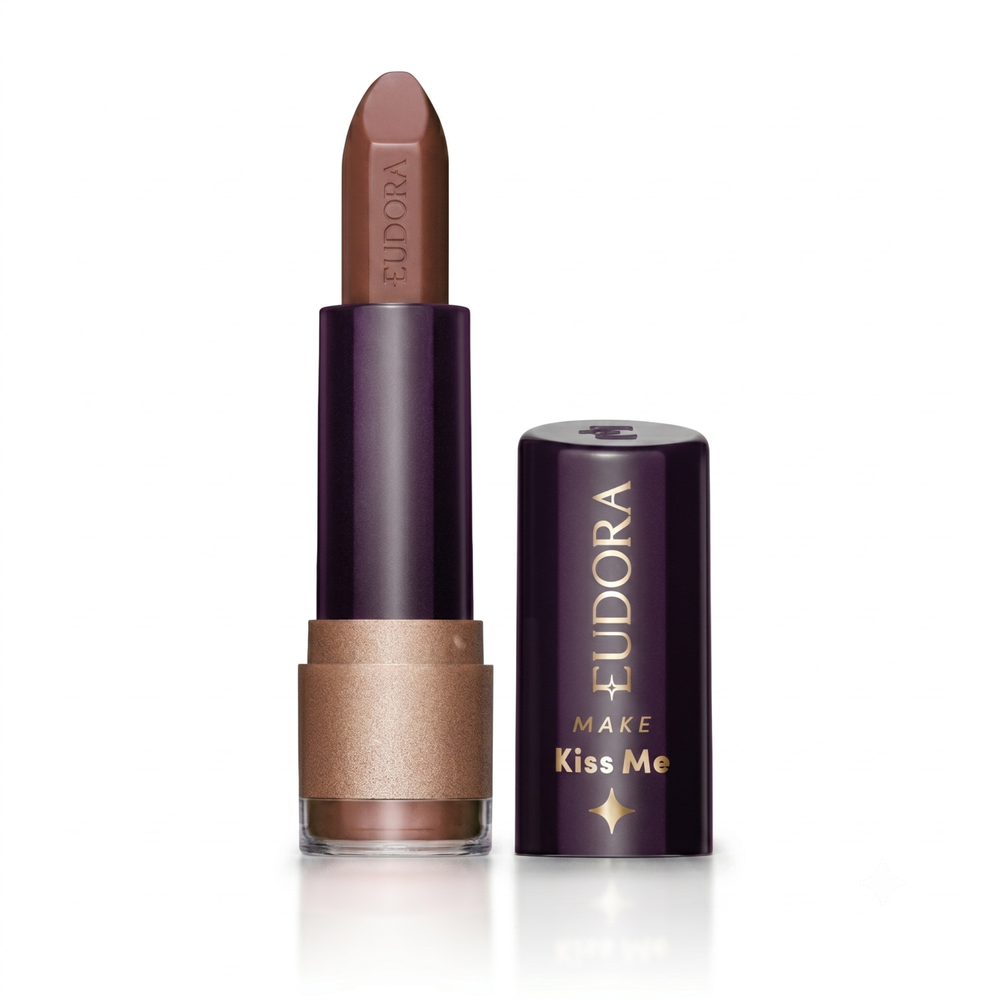 Batom Matte Nude Destaque Eudora Make Kiss Me 3,7g Batom Matte Nude Destaque Eudora Make Kiss Me 3,7g