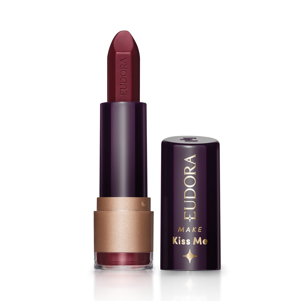 Batom Matte Vinho Cabernet Eudora Make Kiss Me 3,7g Batom Matte Vinho Cabernet Eudora Make Kiss Me 3,7g