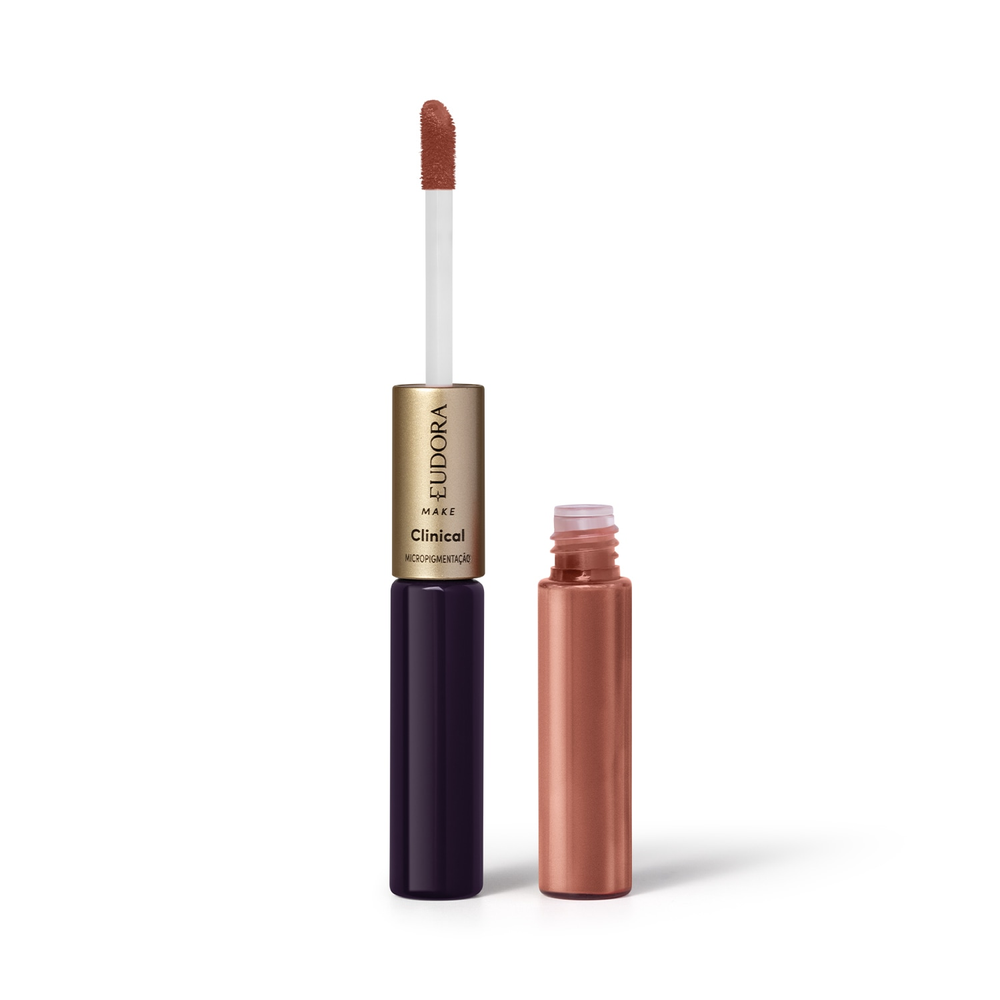 Batom Líquido Mascavo Irresistível Duo Clinical Micropigmentação 3,5g Batom Líquido Mascavo Irresistível Duo Clinical Micropigmentação 3,5g