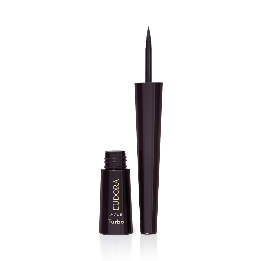 Delineador Líquido Para Olhos Preto Essencial Eudora Make 2,5ml Delineador Líquido Para Olhos Preto Essencial Eudora Make 2,5ml