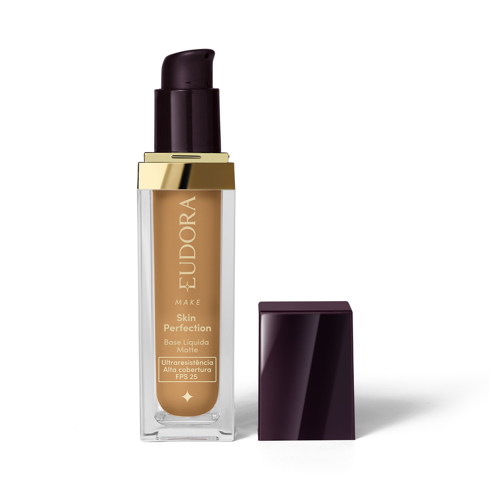 Base Líquida Matte Eudora Make Skin Perfection Cor 235N 30ml Base Líquida Matte Eudora Make Skin Perfection Cor 235N 30ml