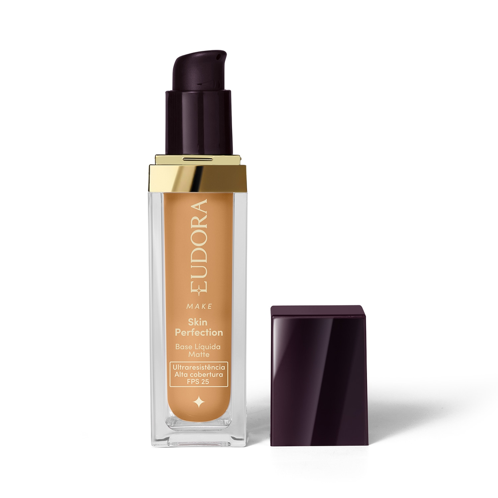 Base Líquida Matte Eudora Make Skin Perfection Cor 250Q 30ml Base Líquida Matte Eudora Make Skin Perfection Cor 250Q 30ml