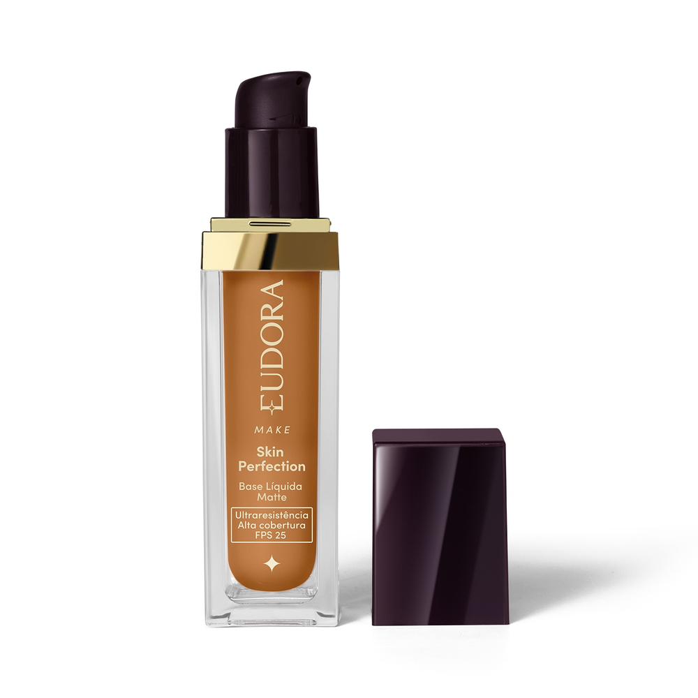 Base Líquida Matte Eudora Make Skin Perfection Cor 275N 30ml Base Líquida Matte Eudora Make Skin Perfection Cor 275N 30ml