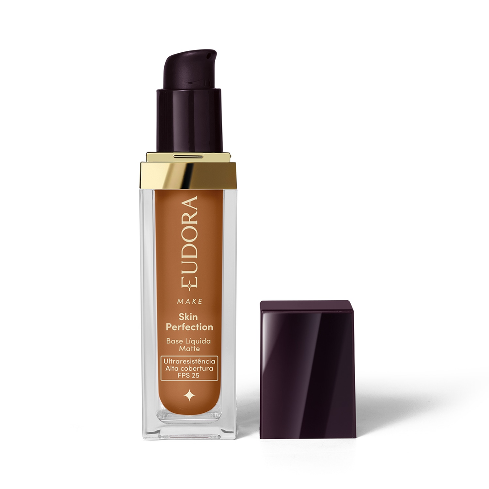 Base Líquida Matte Eudora Make Skin Perfection Cor 288Q 30ml Base Líquida Matte Eudora Make Skin Perfection Cor 288Q 30ml