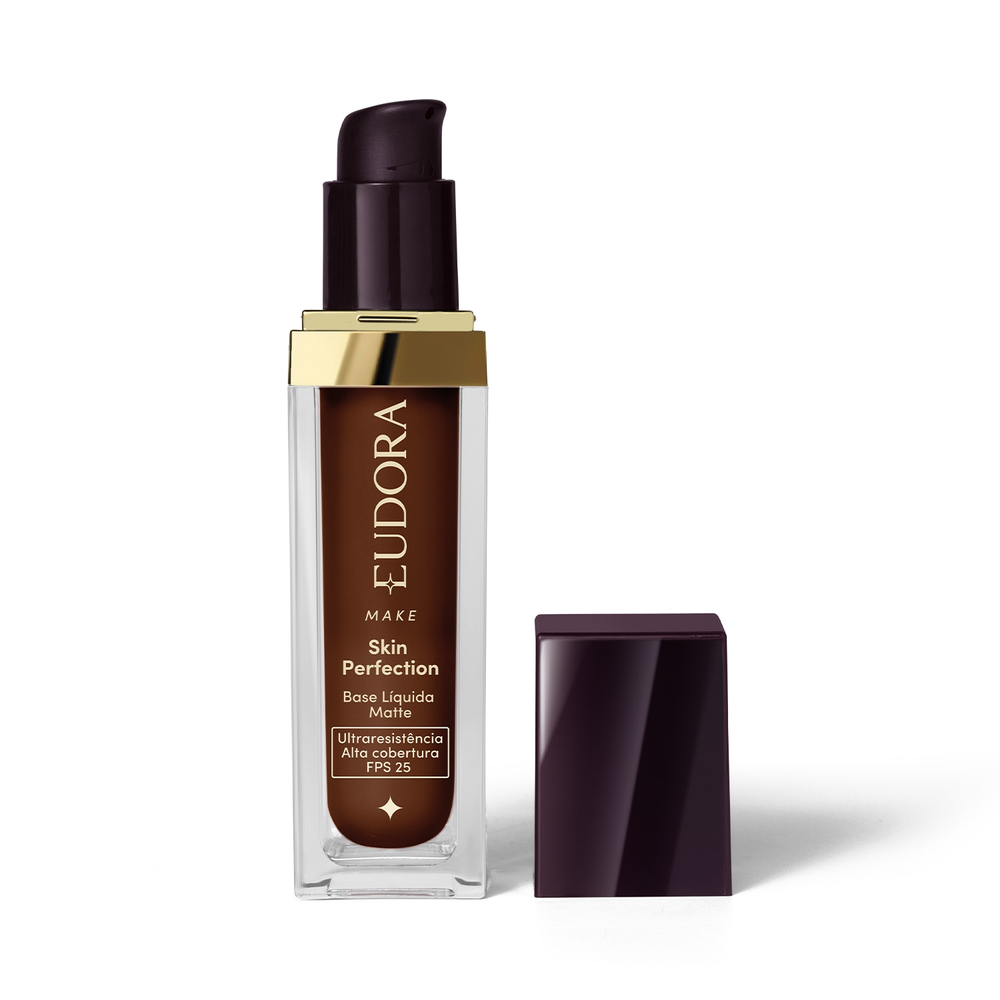 Base Líquida Matte Eudora Make Skin Perfection Cor 335F 30ml Base Líquida Matte Eudora Make Skin Perfection Cor 335F 30ml