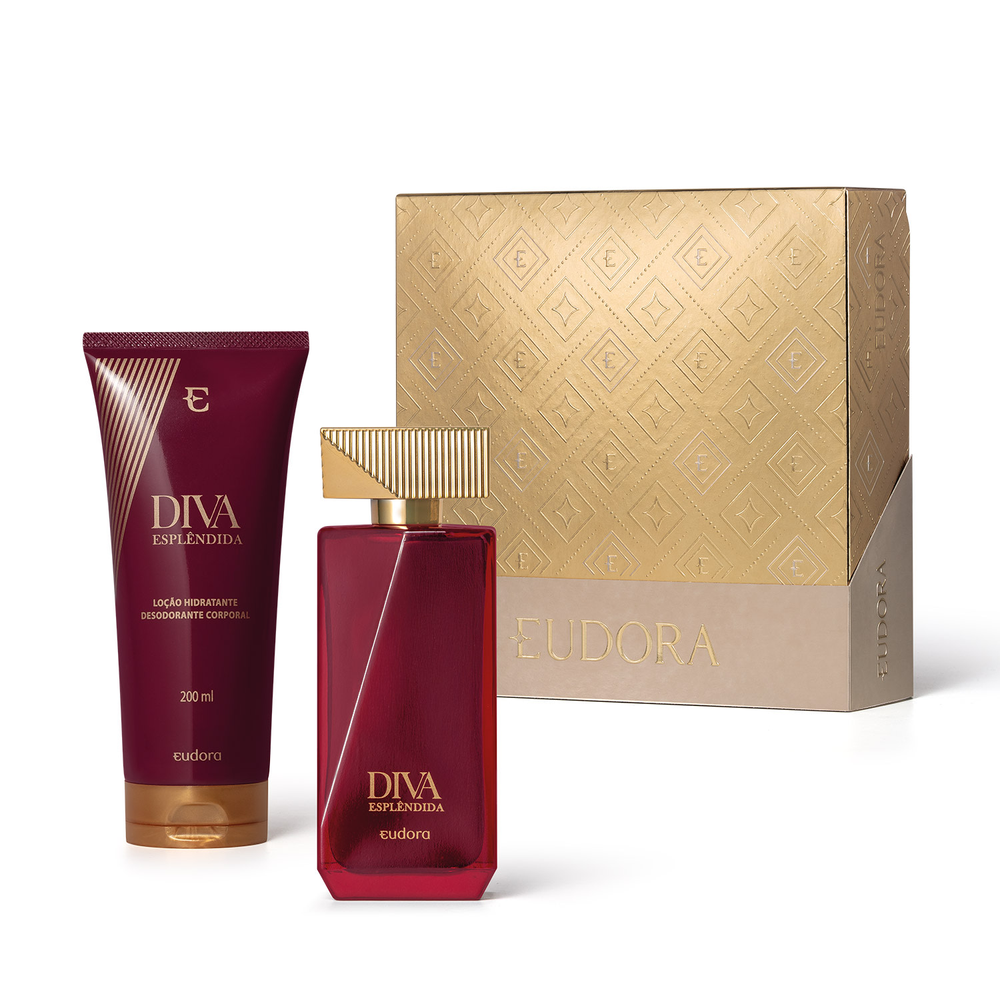 Kit Presente Natal Eudora Diva Esplêndida Kit Presente Natal Eudora Diva Esplêndida
