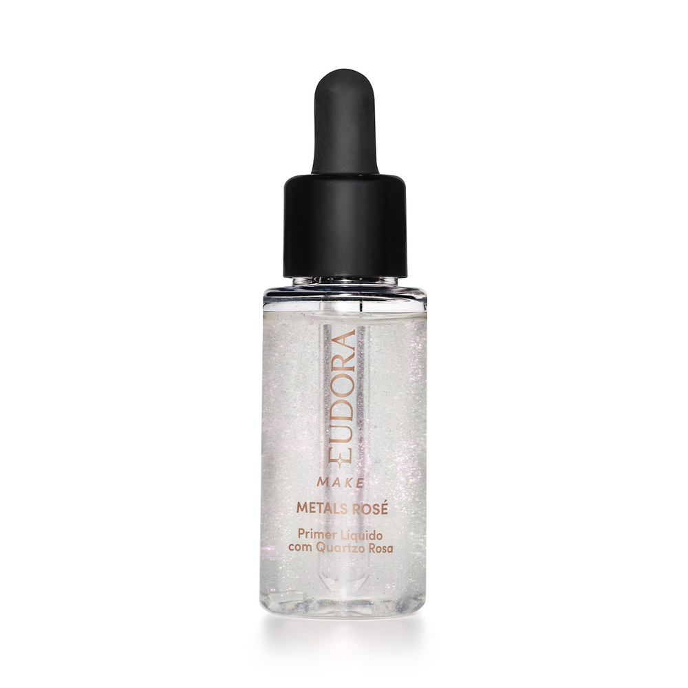 Primer Facial Líquido Metals Rosé Eudora Make 32ml Primer Facial Líquido Metals Rosé Eudora Make 32ml