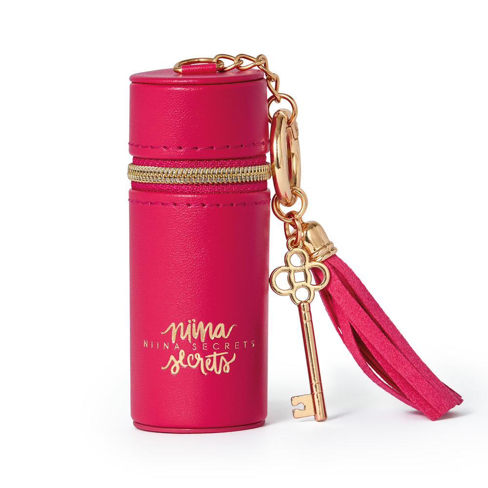 Porta Batom Charm Pink Secrets Niina Secrets Porta Batom Charm Pink Secrets Niina Secrets