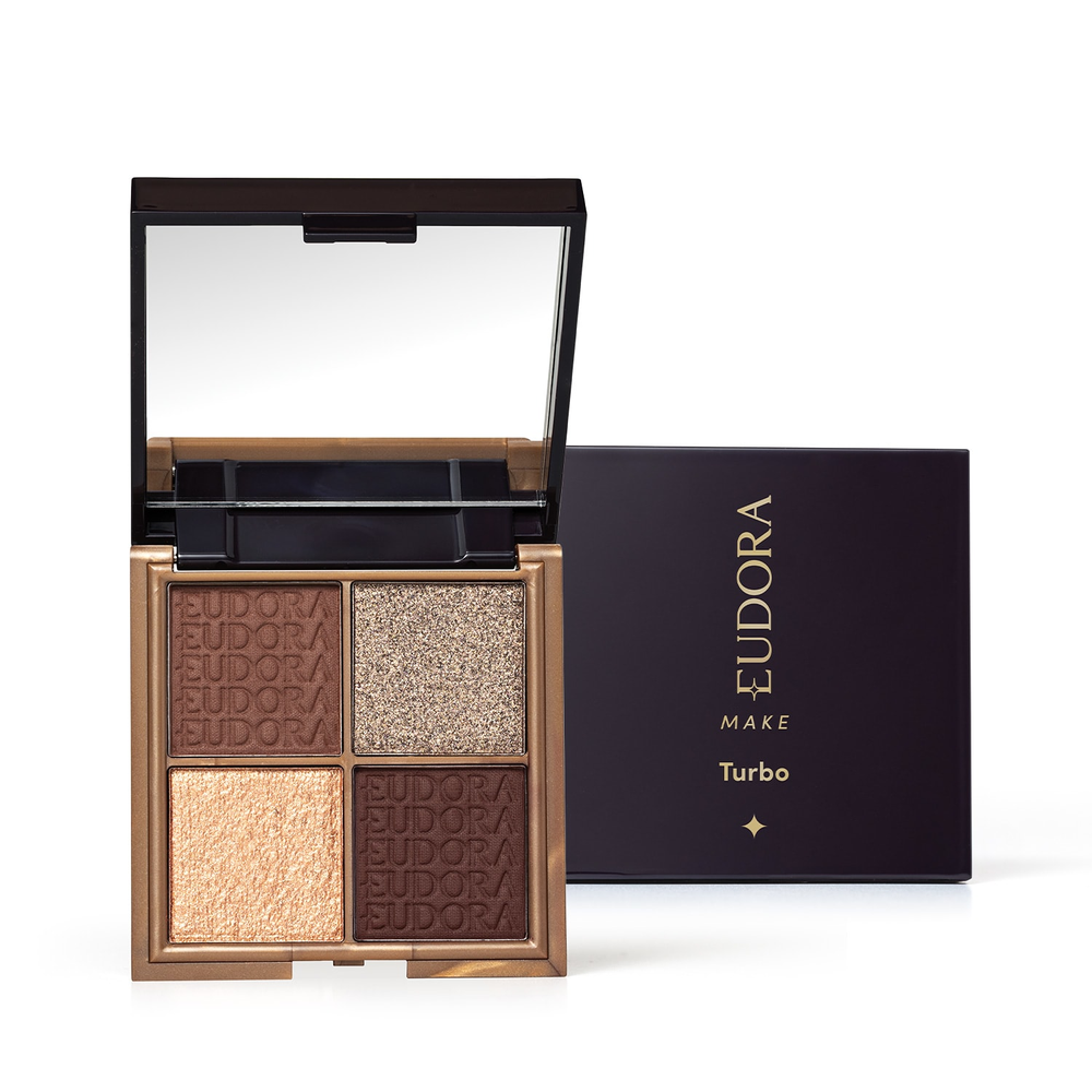 Paleta de Sombras Quarteto Turbo Eudora Make 8g Paleta de Sombras Quarteto Turbo Eudora Make 8g