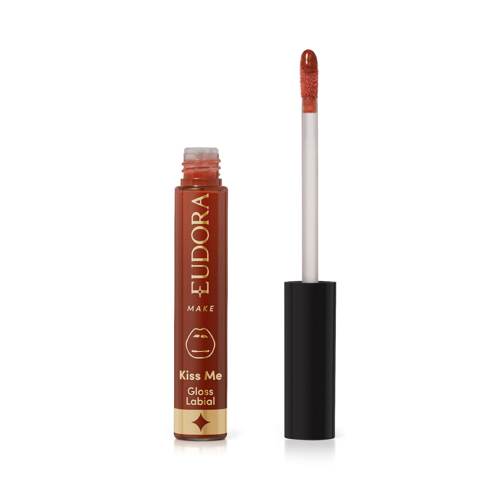 Gloss Labial Kiss Me Canela Adam Mitch e Eudora Make 5,2ml