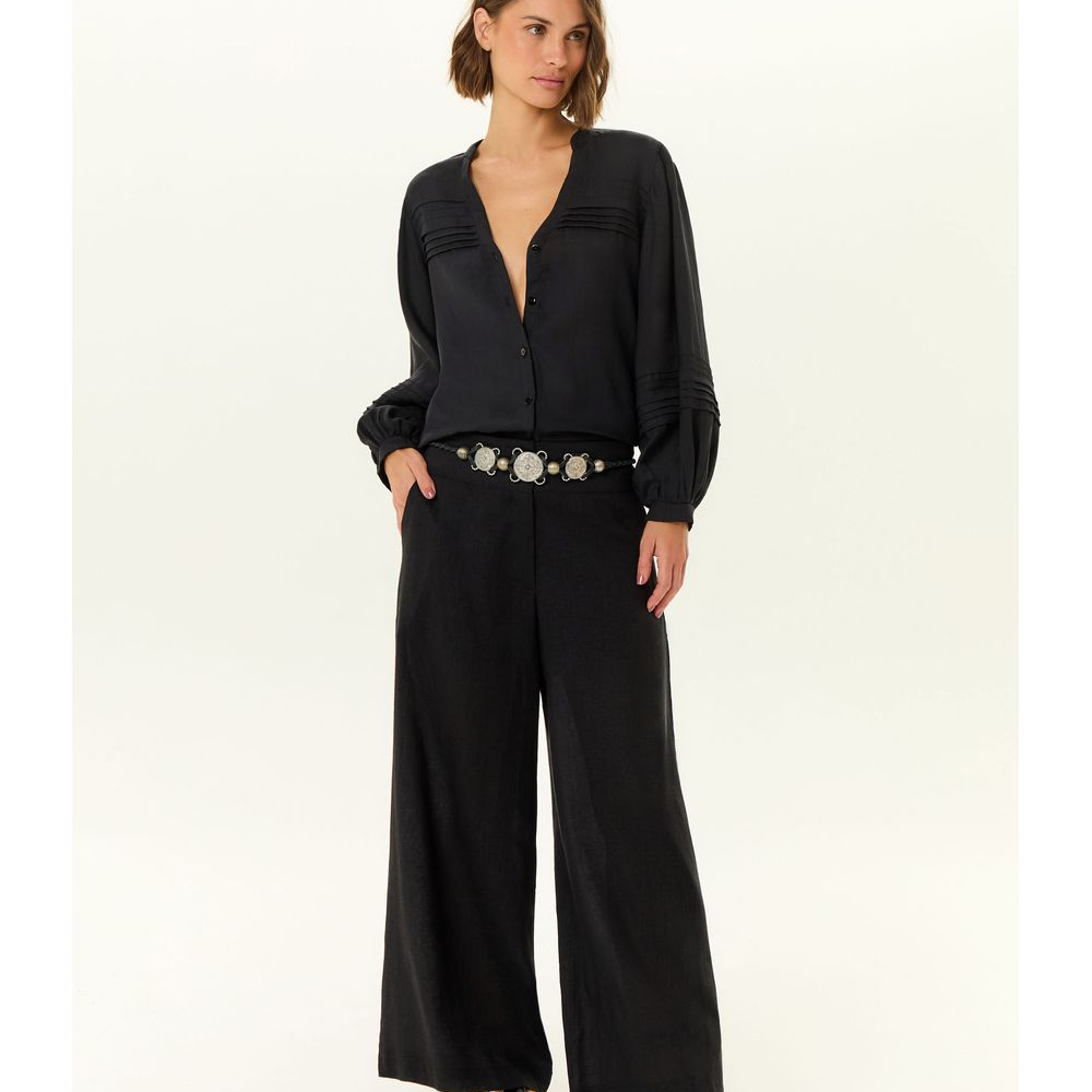 Calça Pantalona Botoes