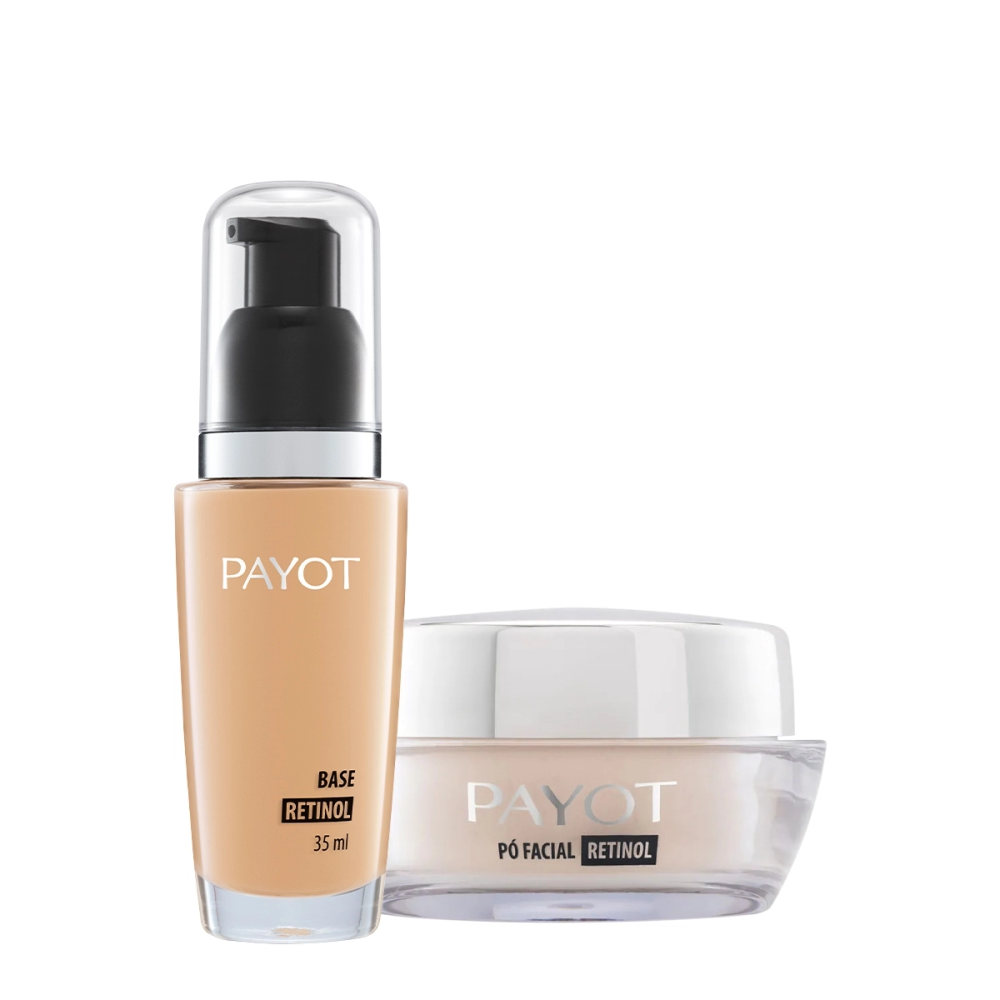 Kit Payot Base Retinol 40 E Pó Solto Translúcido Matte (2 Produtos) Kit Payot Base Retinol 40 E Pó Solto Translúcido Matte (2 Produtos)