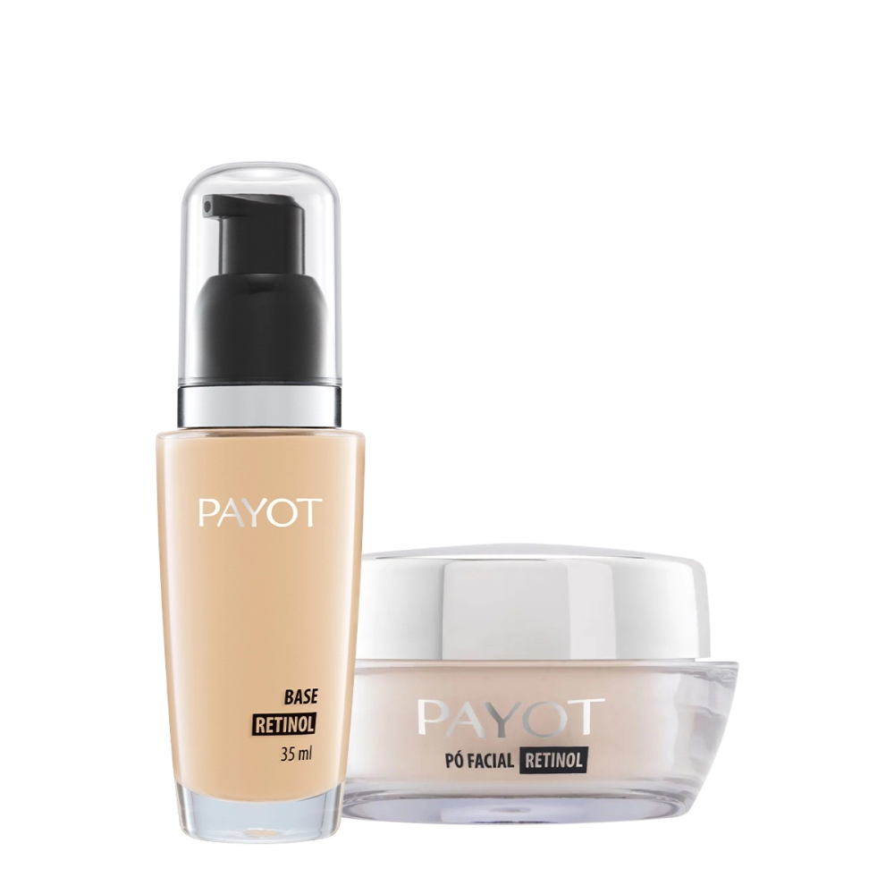 Kit Payot Base Retinol 30 E Pó Solto Translúcido Matte (2 Produtos) Kit Payot Base Retinol 30 E Pó Solto Translúcido Matte (2 Produtos)