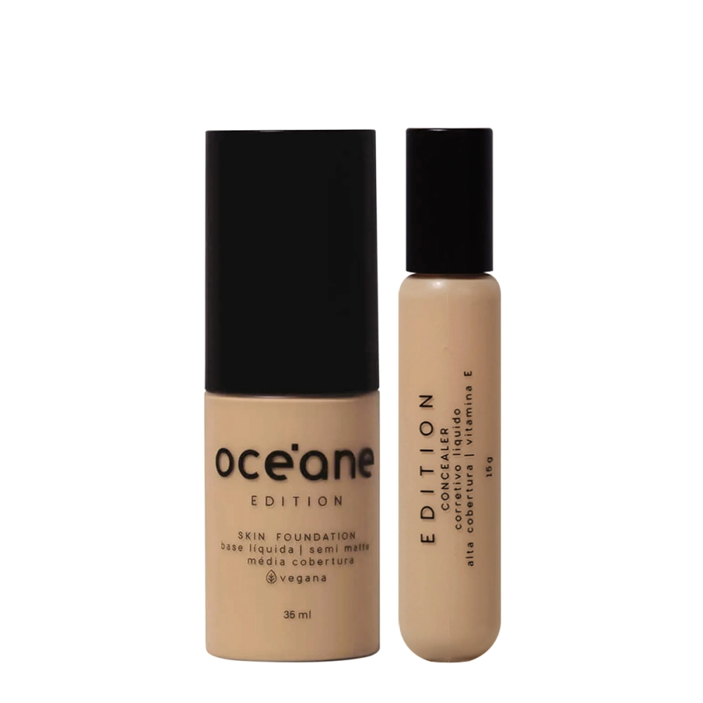 Kit Océane Skin Foundation 315M E Concealer Medium Light (2 Produtos)