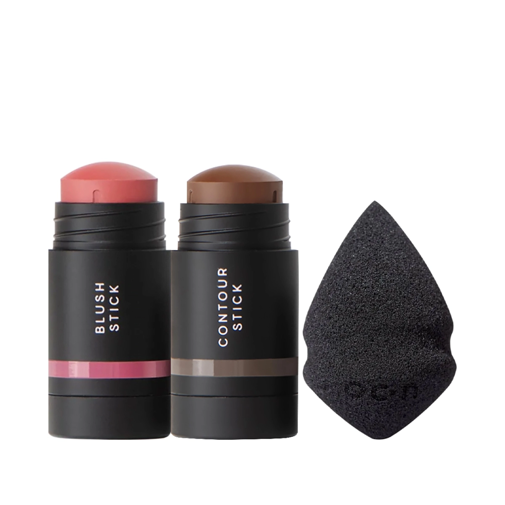 Kit Océane Edition Mini Blush Pink Stick Contorno Marrom Claro E Esponja De Maquiagem (3 Produtos) Kit Océane Edition Mini Blush Pink Stick Contorno Marrom Claro E Esponja De Maquiagem (3 Produtos)