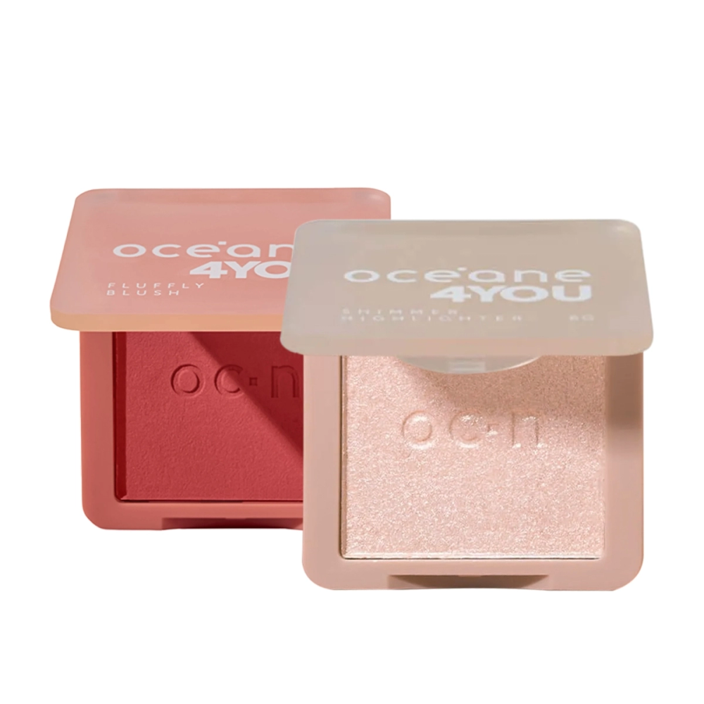 Kit Océane 4you Fluffy Tango Pink Blush E Highlighter Rose Iluminador Em Pó (2 Produtos) Kit Océane 4you Fluffy Tango Pink Blush E Highlighter Rose Iluminador Em Pó (2 Produtos)