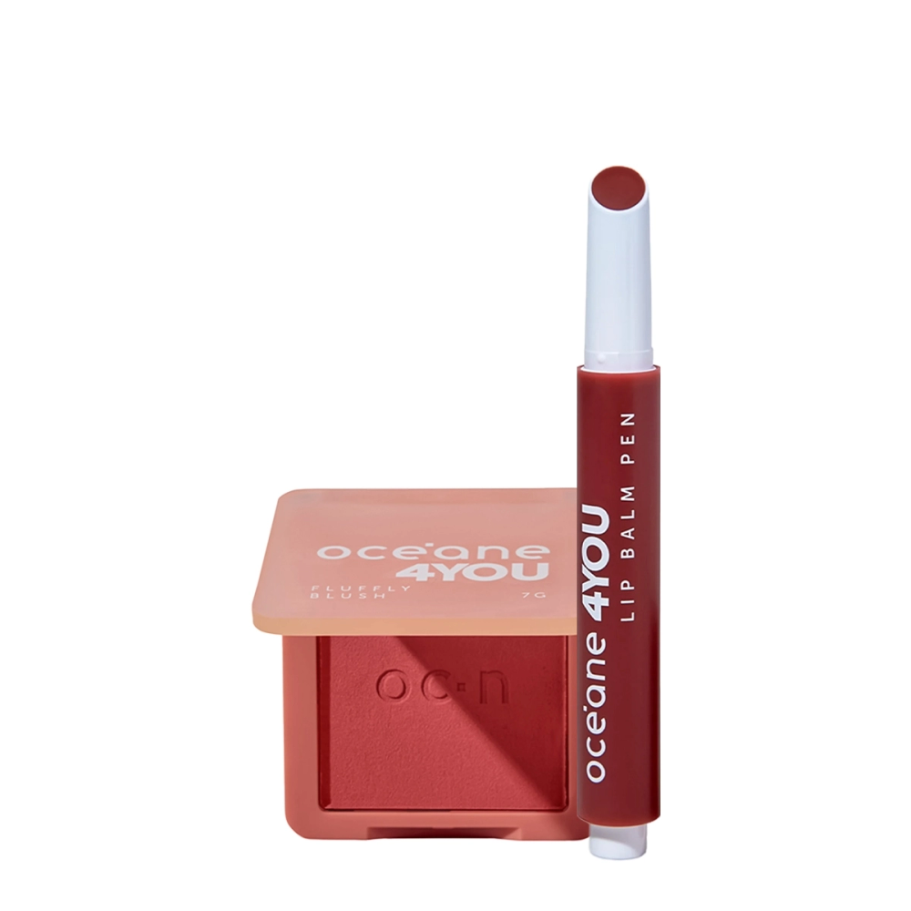 Kit Océane 4you Lip Balm Berry Hidratante Labial E Tango Pink Blush Cremoso (2 Produtos) Kit Océane 4you Lip Balm Berry Hidratante Labial E Tango Pink Blush Cremoso (2 Produtos)