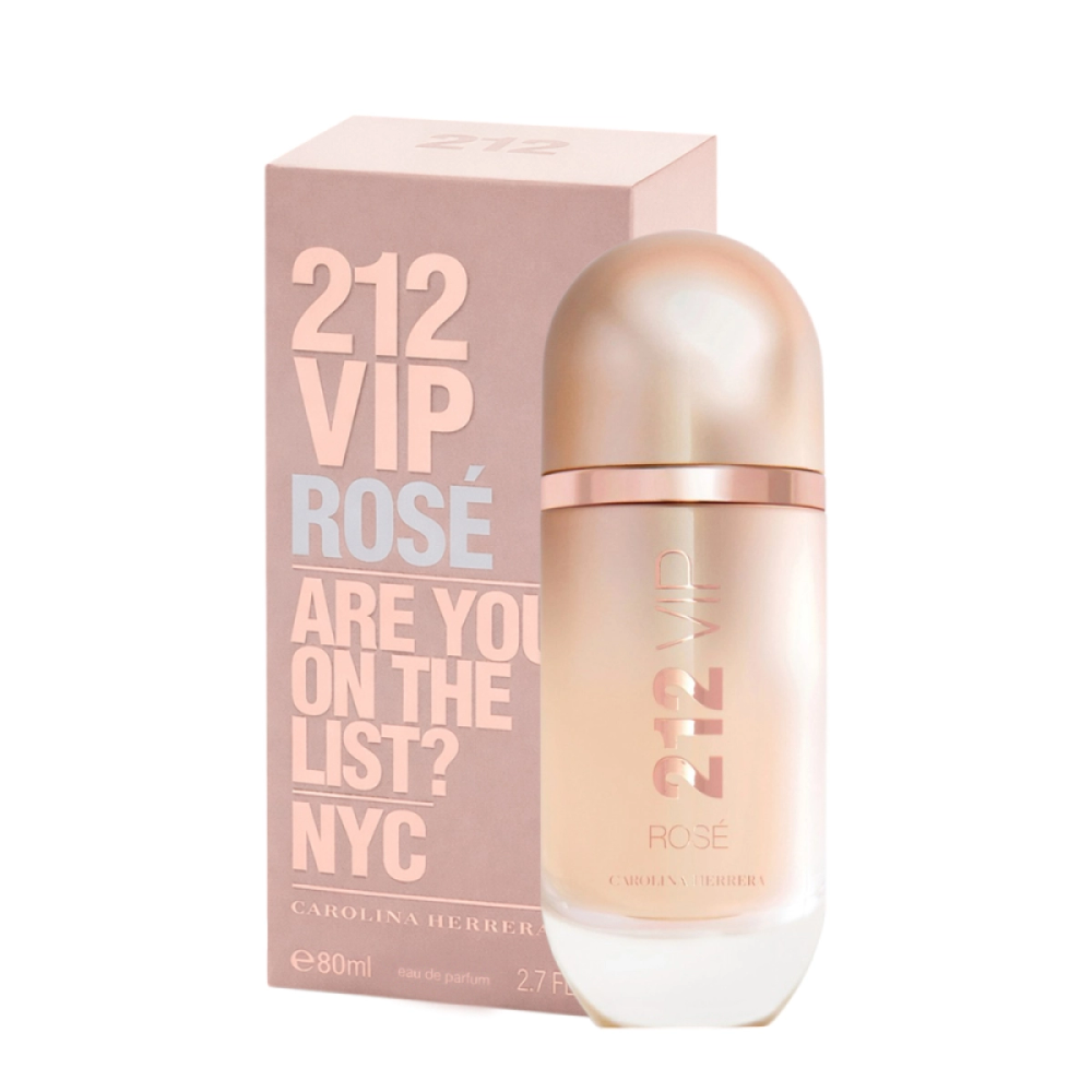 Perfume Feminino 212 Vip Rosé Eau De Parfum Carolina Herrera 80ml
