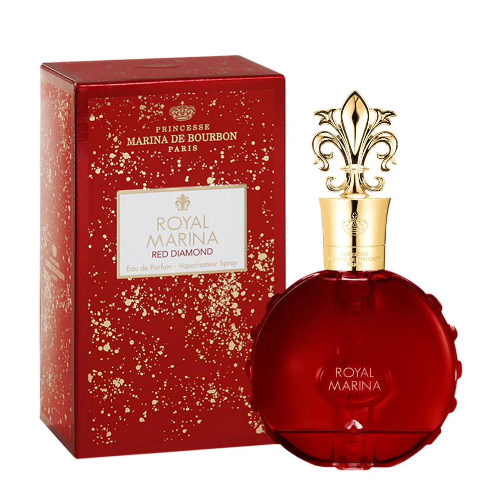 Perfume Feminino Royal Red Diamond Marina De Bourbon Eau De Parfum 100ml Perfume Feminino Royal Red Diamond Marina De Bourbon Eau De Parfum 100ml