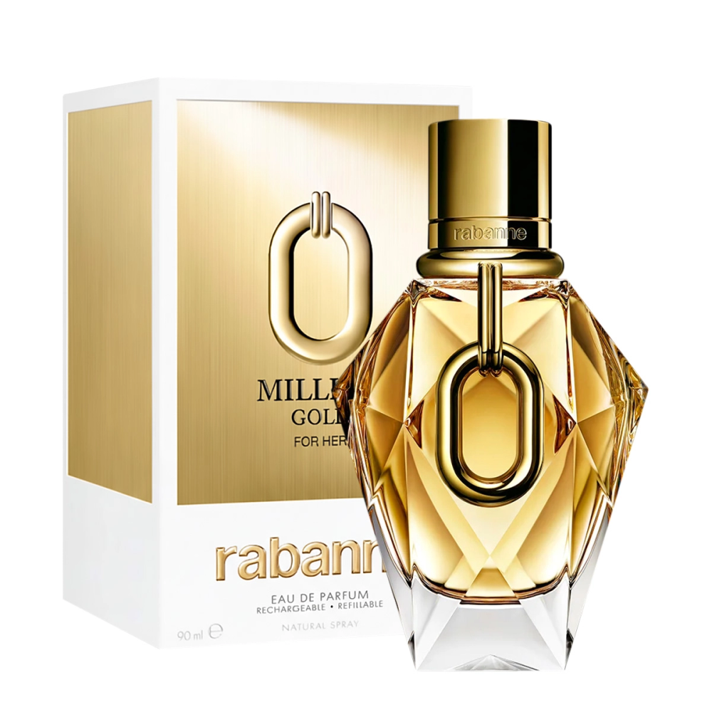 Perfume Million Gold For Her Eau De Parfum Paco Rabanne 90ml Perfume Million Gold For Her Eau De Parfum Paco Rabanne 90ml
