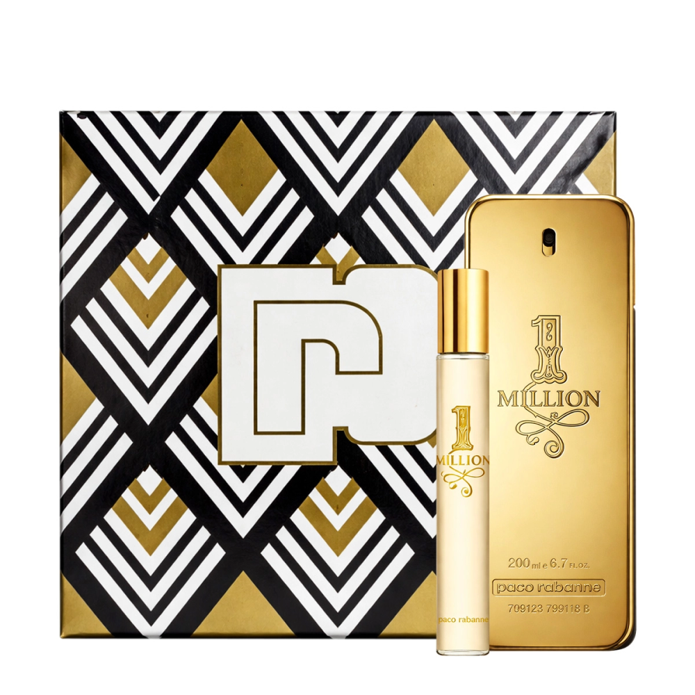 Kit Perfume Masculino Paco Rabanne 1 Million Eau De Toilette 2 Produtos Kit Perfume Masculino Paco Rabanne 1 Million Eau De Toilette 2 Produtos
