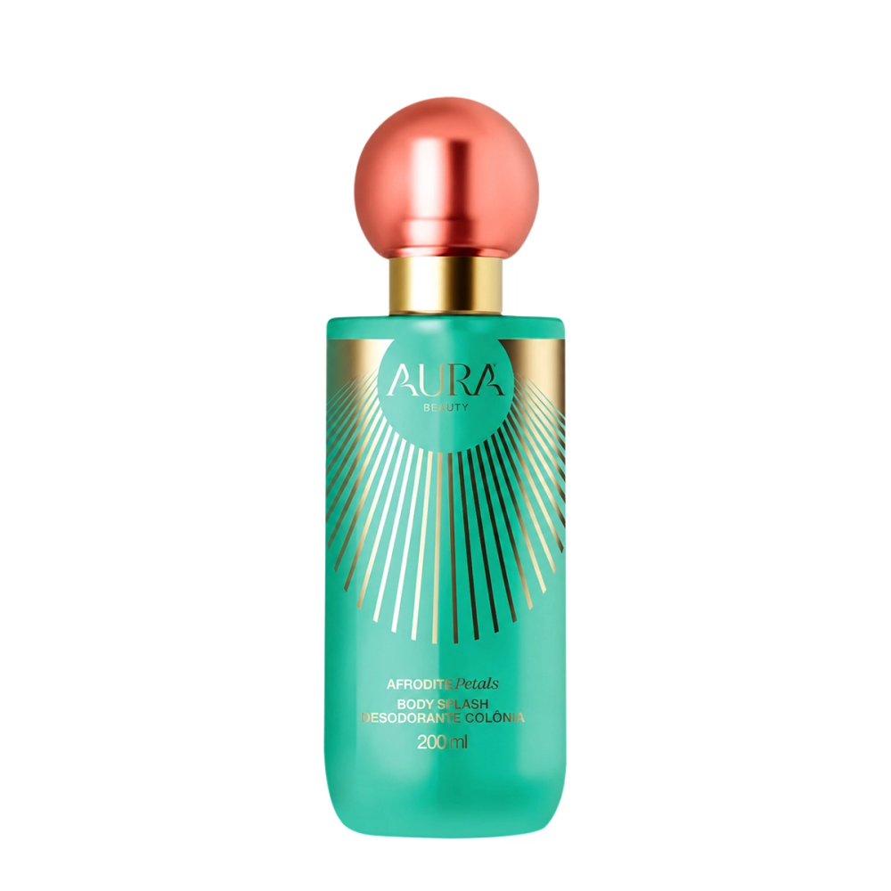 Body Splash Desodorante Colônia Afrodite Petals Aura Beauty 200ml Body Splash Desodorante Colônia Afrodite Petals Aura Beauty 200ml