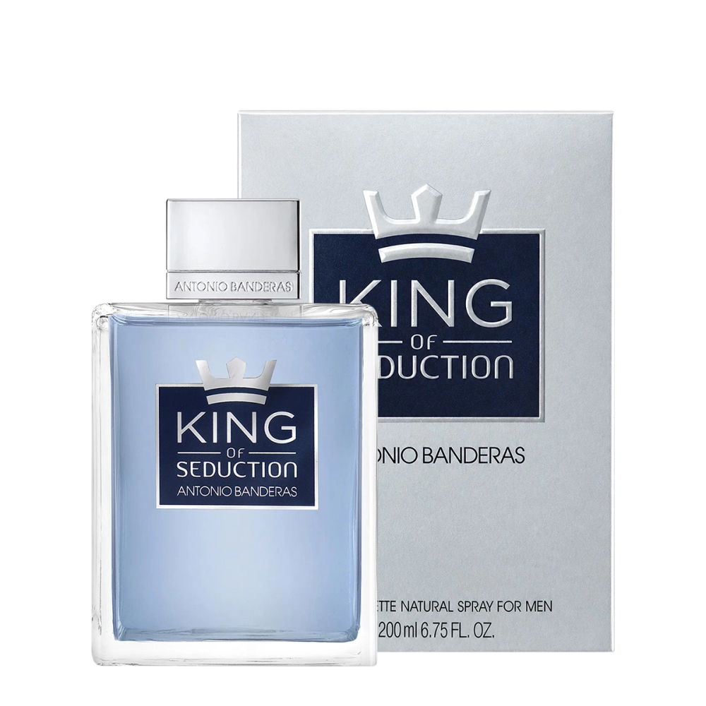 Perfume Masculino King Of Seduction Antonio Banderas Eau De Toilette 200ml Perfume Masculino King Of Seduction Antonio Banderas Eau De Toilette 200ml