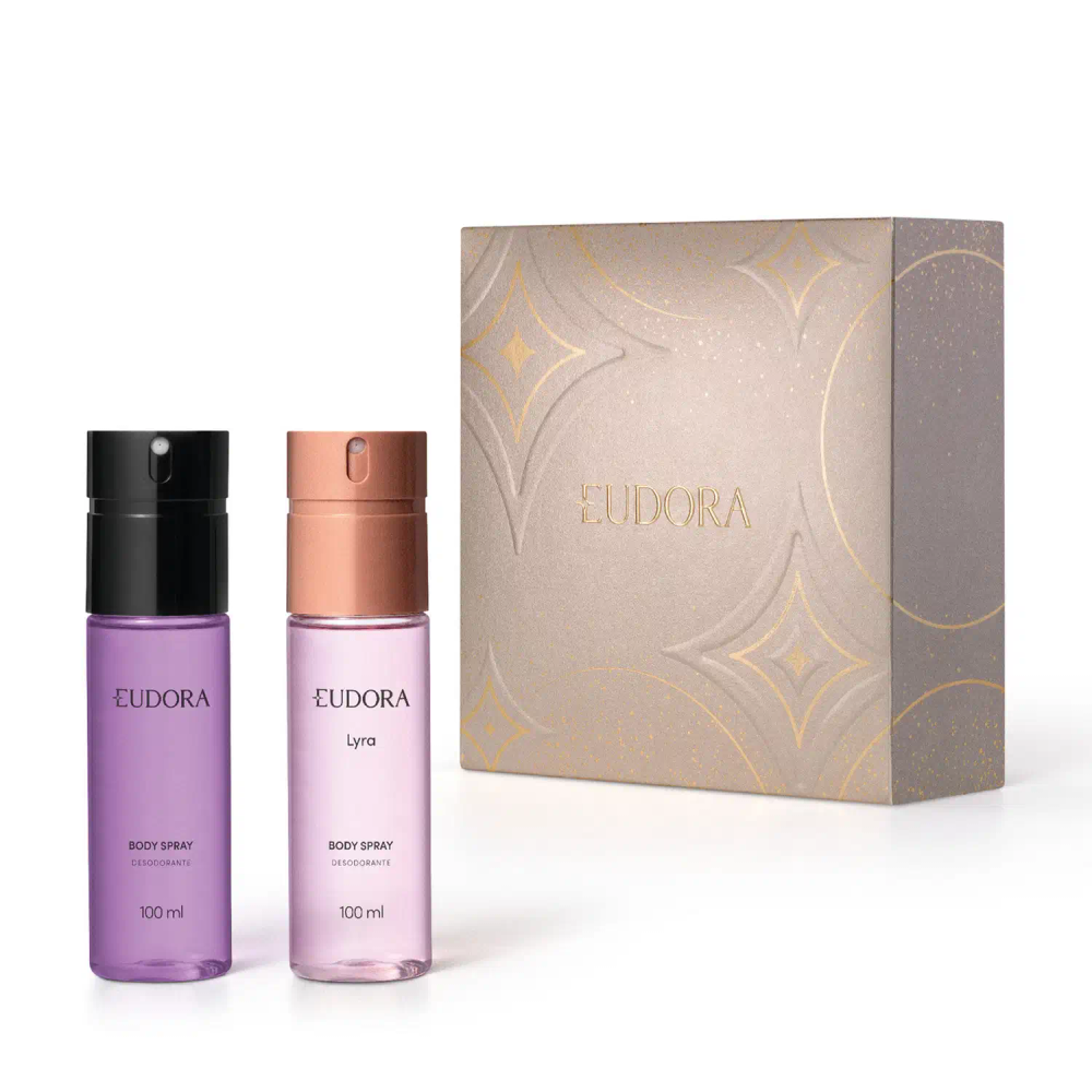 Kit Presente Natal Eudora Duo Body Sprays (2 itens) Kit Presente Natal Eudora Duo Body Sprays (2 itens)
