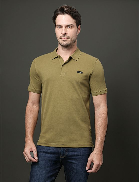 Polo Masculina Slim Piquet Calvin Klein - Oliva Polo Masculina Slim Piquet Calvin Klein Oliva Ggg Polo Masculina Slim Piquet Calvin Klein - Oliva Polo Masculina Slim Piquet Calvin Klein Oliva Ggg