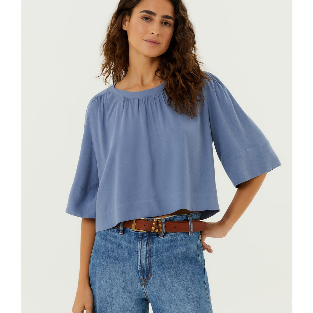 Blusa Manga Curta Sino