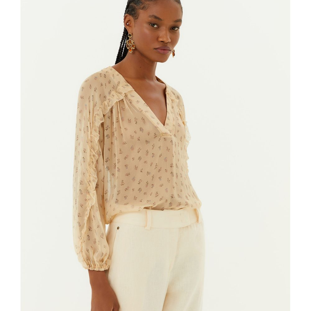 Blusa Manga Ggt Estampa Nina