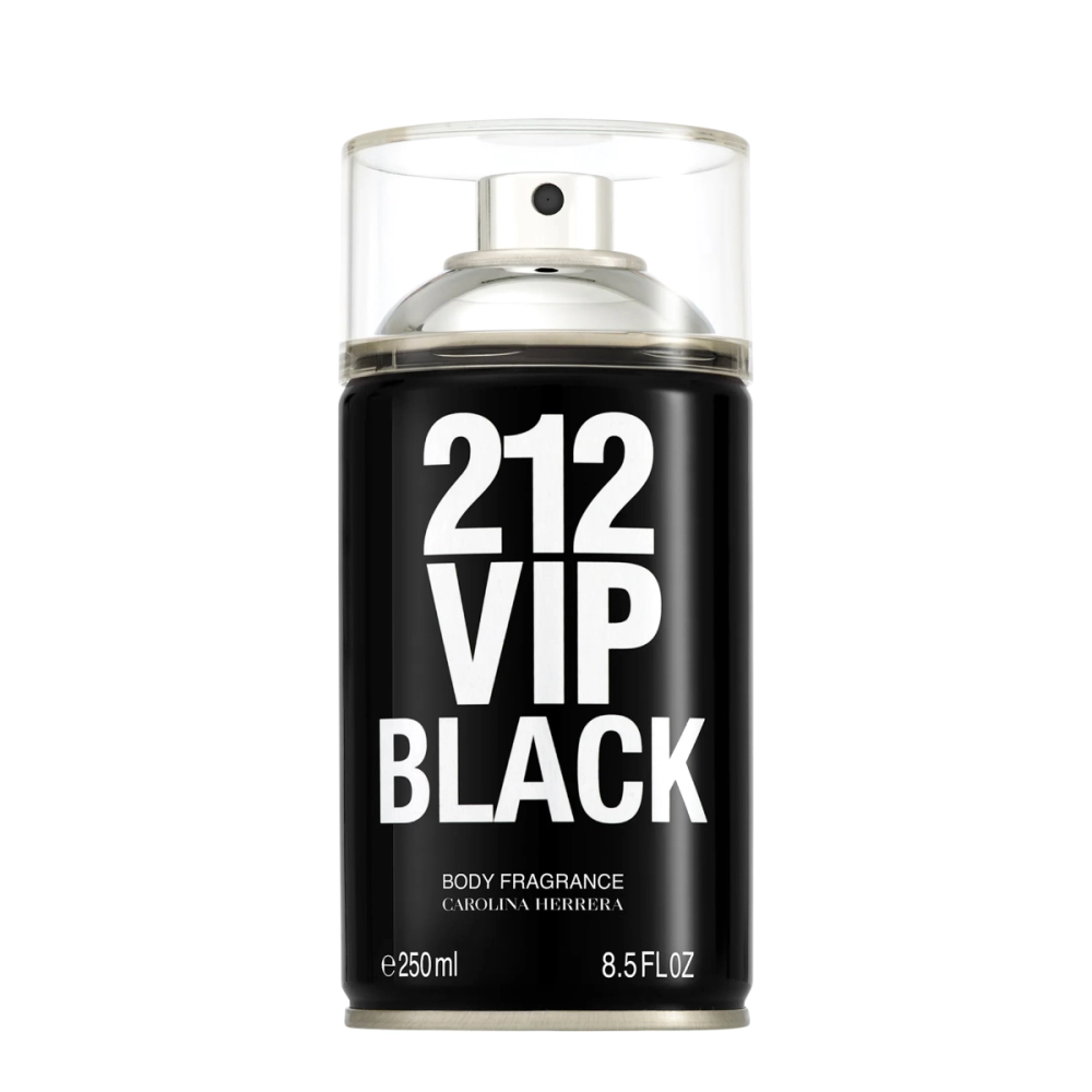 Body Spray Masculino Carolina Herrera 212 Vip Men Black 250ml Body Spray Masculino Carolina Herrera 212 Vip Men Black 250ml