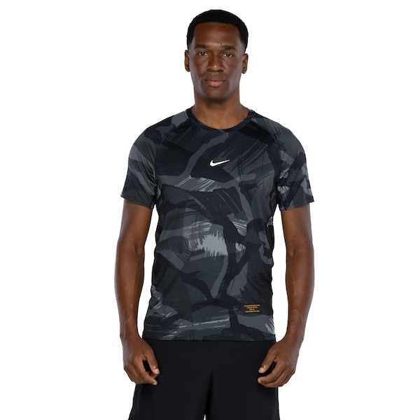 Camiseta Masculina Nike Dri-Fit Slim Top SS Camo Aop