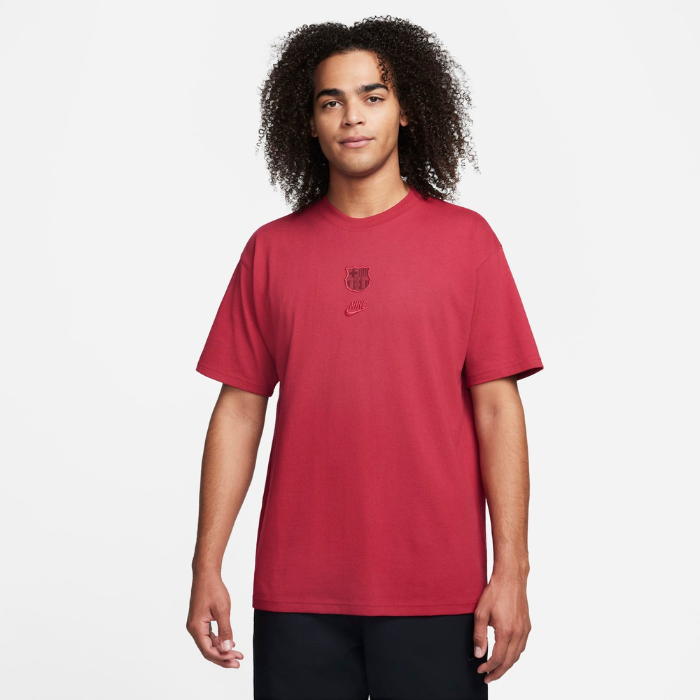 Camiseta Nike Barcelona Essential Masculina Camiseta Nike Barcelona Essential Masculina