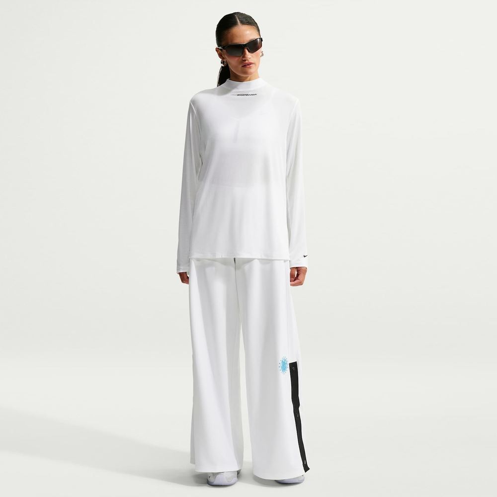 Calça Nike Player Knit Wide Leg Feminina Calça Nike Player Knit Wide Leg Feminina