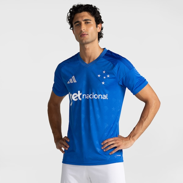 Camisa Cruzeiro I 26/27 Torcedor adidas Masculina Camisa Cruzeiro I 26/27 Torcedor adidas Masculina