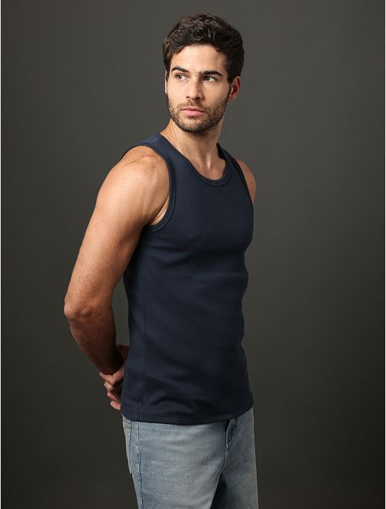 Regata Masculina Ribana Monogram Calvin Klein Jeans - Marinho Regata Masculina Ribana Monogram Calvin Klein Jeans Marinho Pp Regata Masculina Ribana Monogram Calvin Klein Jeans - Marinho Regata Masculina Ribana Monogram Calvin Klein Jeans Marinho Pp