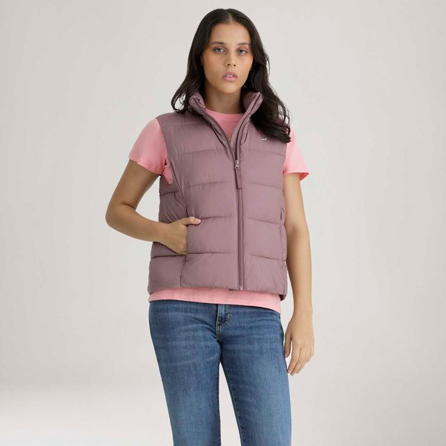 Colete Levi's® Packable Poly Rosa - S USA | P BR
