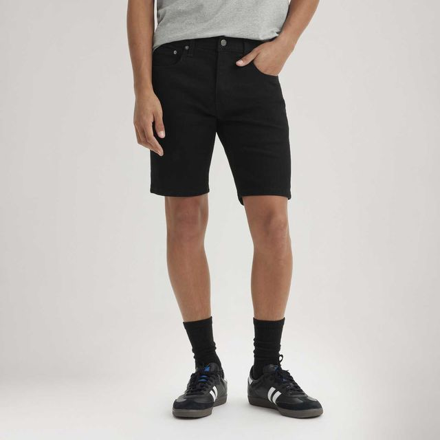Bermuda Jeans Levi's® 412® Slim Preta - 28X9 USA | 36 BR Bermuda Jeans Levi's® 412® Slim Preta - 28X9 USA | 36 BR