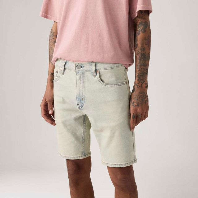 Bermuda Jeans Levi's® 412® Slim Lavagem Clara - 28X9 USA | 36 BR Bermuda Jeans Levi's® 412® Slim Lavagem Clara - 28X9 USA | 36 BR