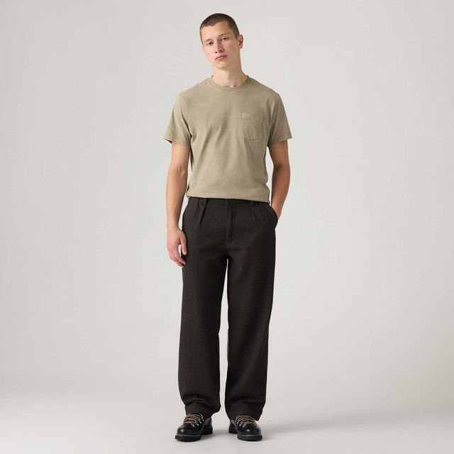 Calça Levi's® Chino XX Baggy Pleated Preta - 28X34 USA | 36 BR Calça Levi's® Chino XX Baggy Pleated Preta - 28X34 USA | 36 BR