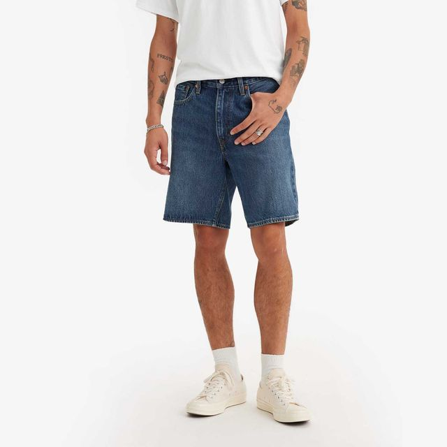 Bermuda Jeans Levi's® 468 Stay Loose Lavagem Escura - 28 USA | 36 BR