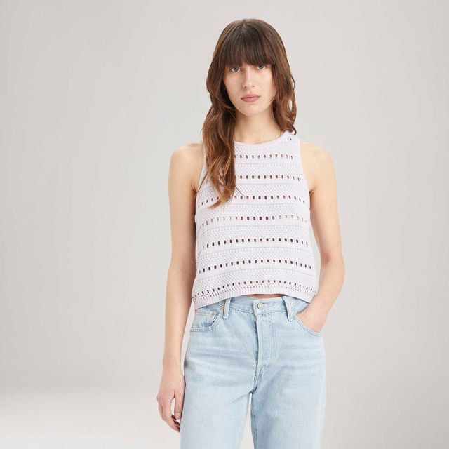 Regata de Tricot Levi's® Superbloom Branca - L USA | G BR