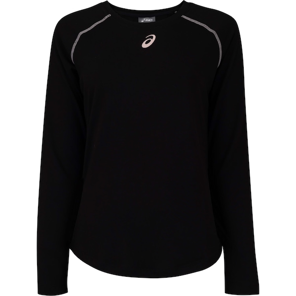 Camiseta Feminina ASICS Manga Longa Mescla Eco Modal