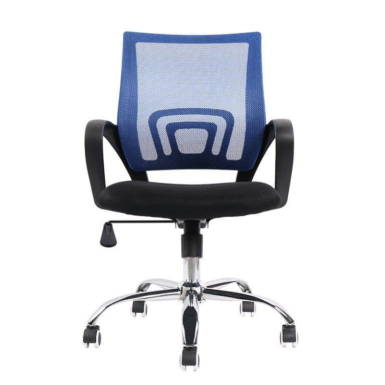 Cadeira de Escritório Diretor Pelegrin PEL-CR11 Preta e Azul Cadeira de Escritório Diretor Pelegrin PEL-CR11 Preta e Azul