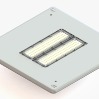Luminária Posto de Combustível 100W Linha Combate Led Osram 9000lm RJ Iluminação IP66