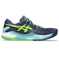 Tênis ASICS GEL-Resolution 9 Padel - Masculino - Azul/Verde