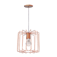 Pendente Aramado Cylinder Cobre
