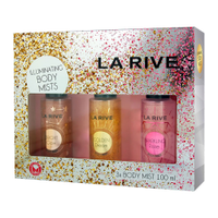 Kit body splash la rive mists illuminating 100 ml